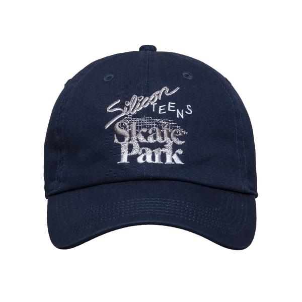 loosejoints 阿部周平 シリコン ティーンズ スケートパーク ベースボールキャップ ブルー F