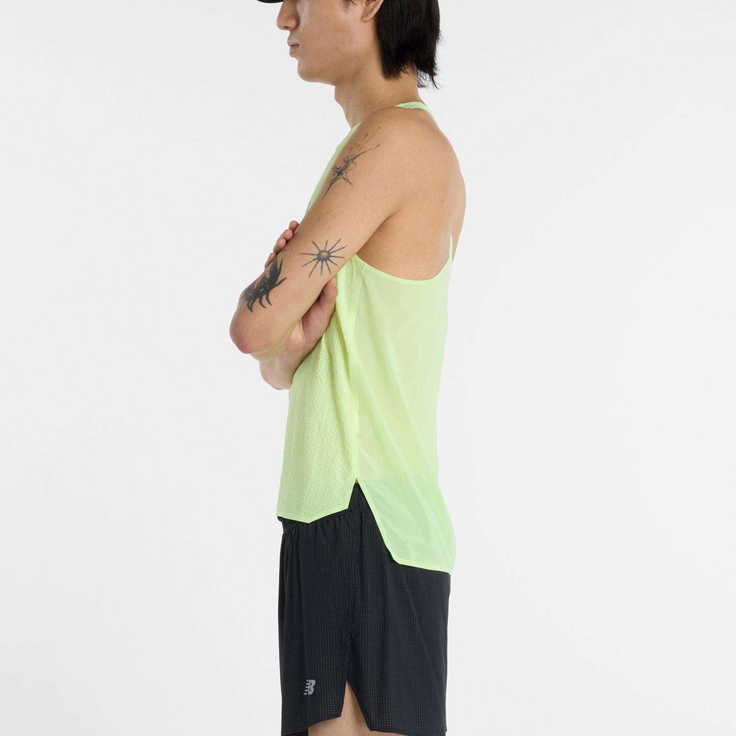 new balance Race Day ウルトラライトシングレット メンズ Race Day ウルトラライトプリントシングレット｜ニューバランス公式