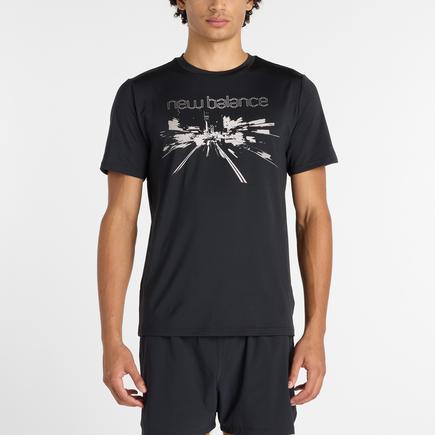 New Balance リフレクティブシティポリTシャツ