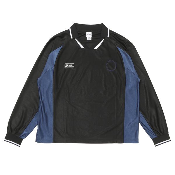 asics ゲームシャツ ロングスリーブ ブラック M