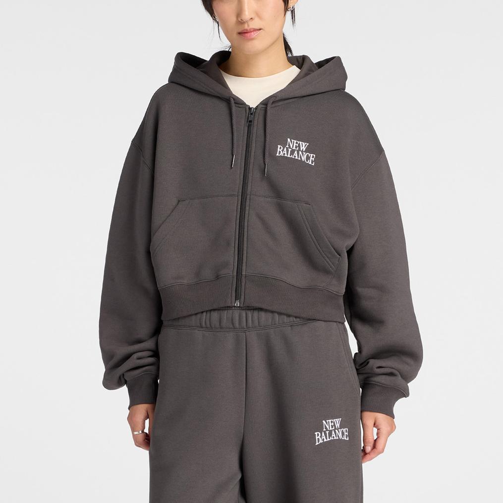  New Balance NEW BALANCE W Trackside Fleece Fullzip画像1