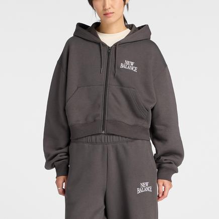 New Balance W トラックサイドフリースフルジップ