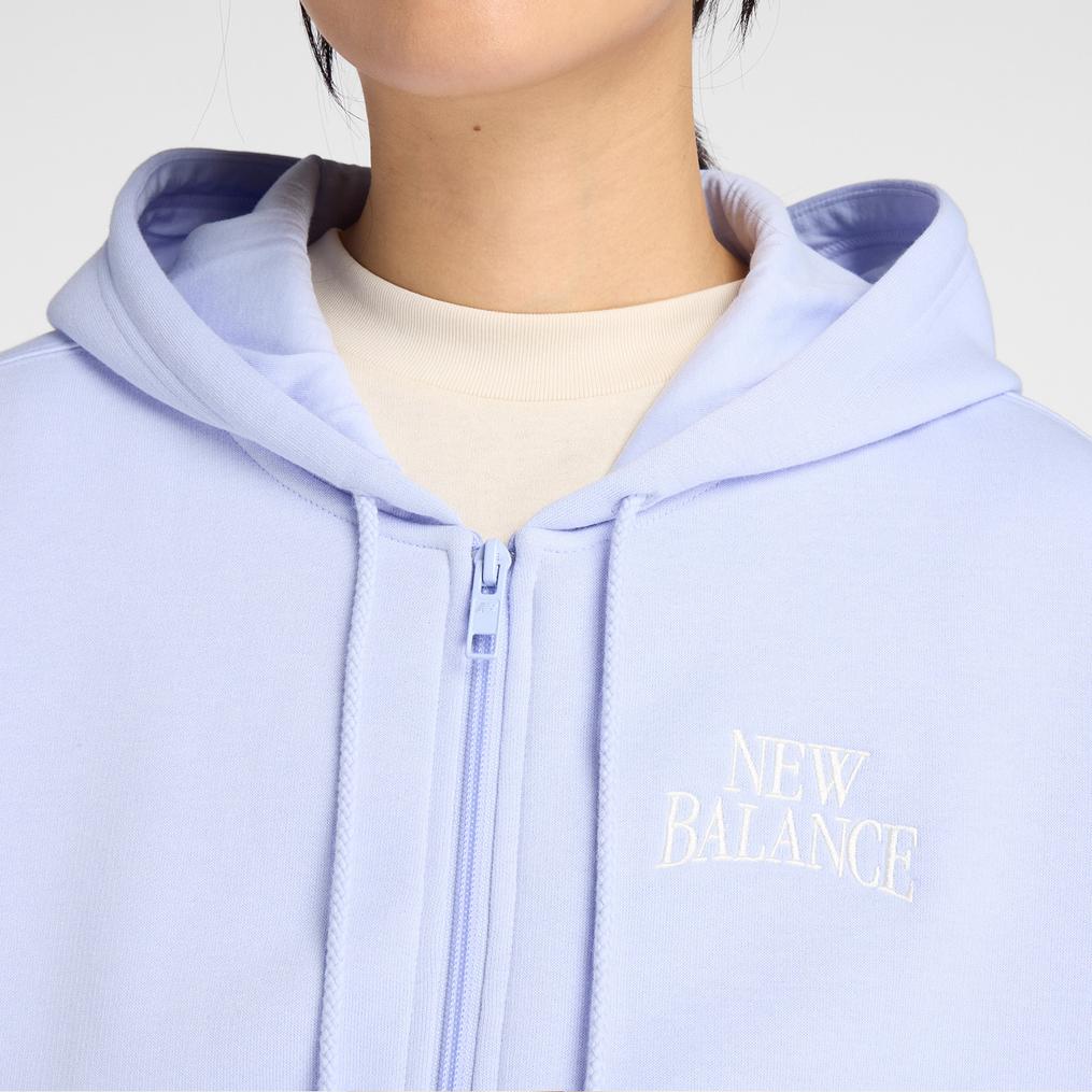  New Balance NEW BALANCE W Trackside Fleece Fullzip画像4