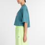  New Balance NEW BALANCE W Athletic Premium Chest Logo Cropped S/S T-Shirt画像3