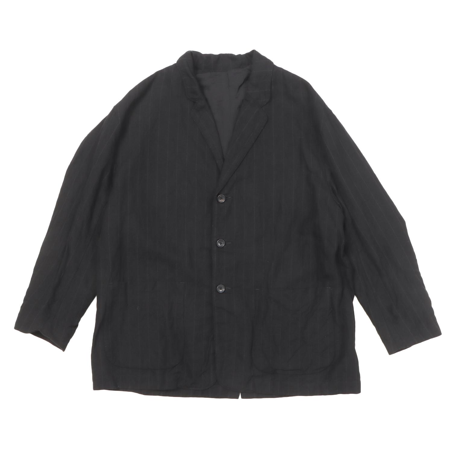  PORTER CLASSIC PIN STRIPE LINEN COTTON CLASSIC JACKET画像1