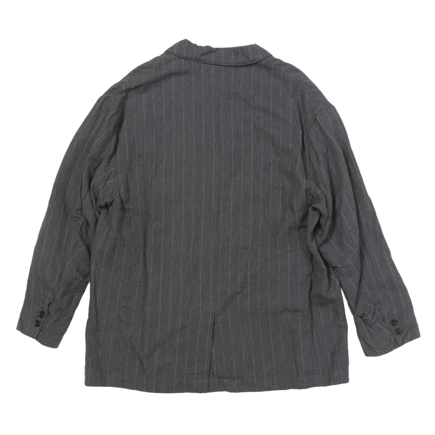 PORTER CLASSIC PIN STRIPE LINEN COTTON CLASSIC JACKET画像3
