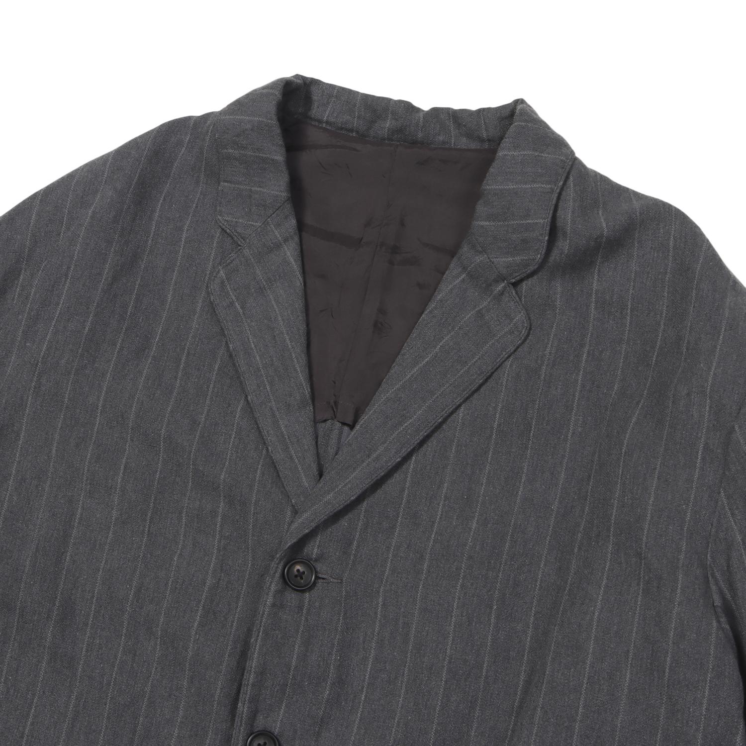  PORTER CLASSIC PIN STRIPE LINEN COTTON CLASSIC JACKET画像2