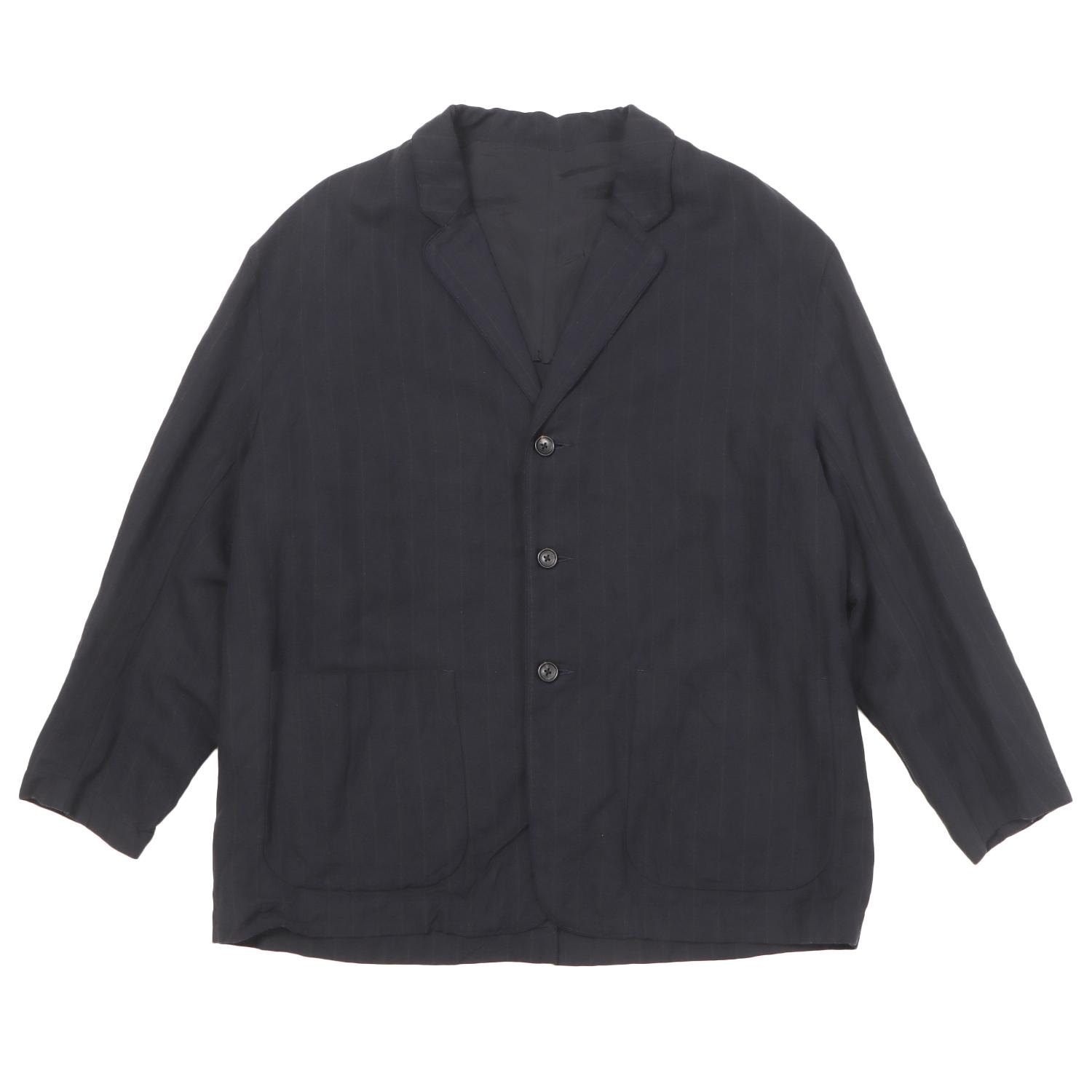  PORTER CLASSIC PIN STRIPE LINEN COTTON CLASSIC JACKET画像1