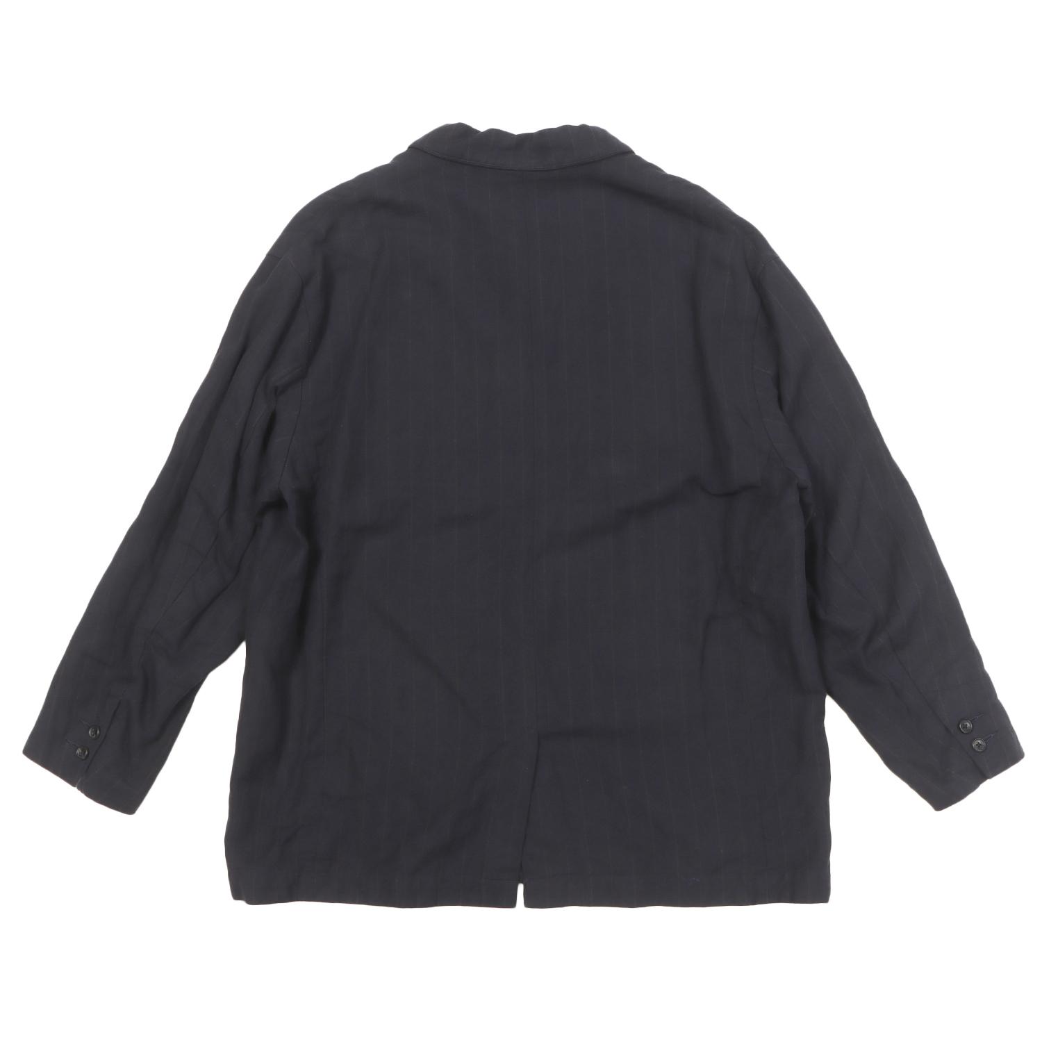  PORTER CLASSIC PIN STRIPE LINEN COTTON CLASSIC JACKET画像3