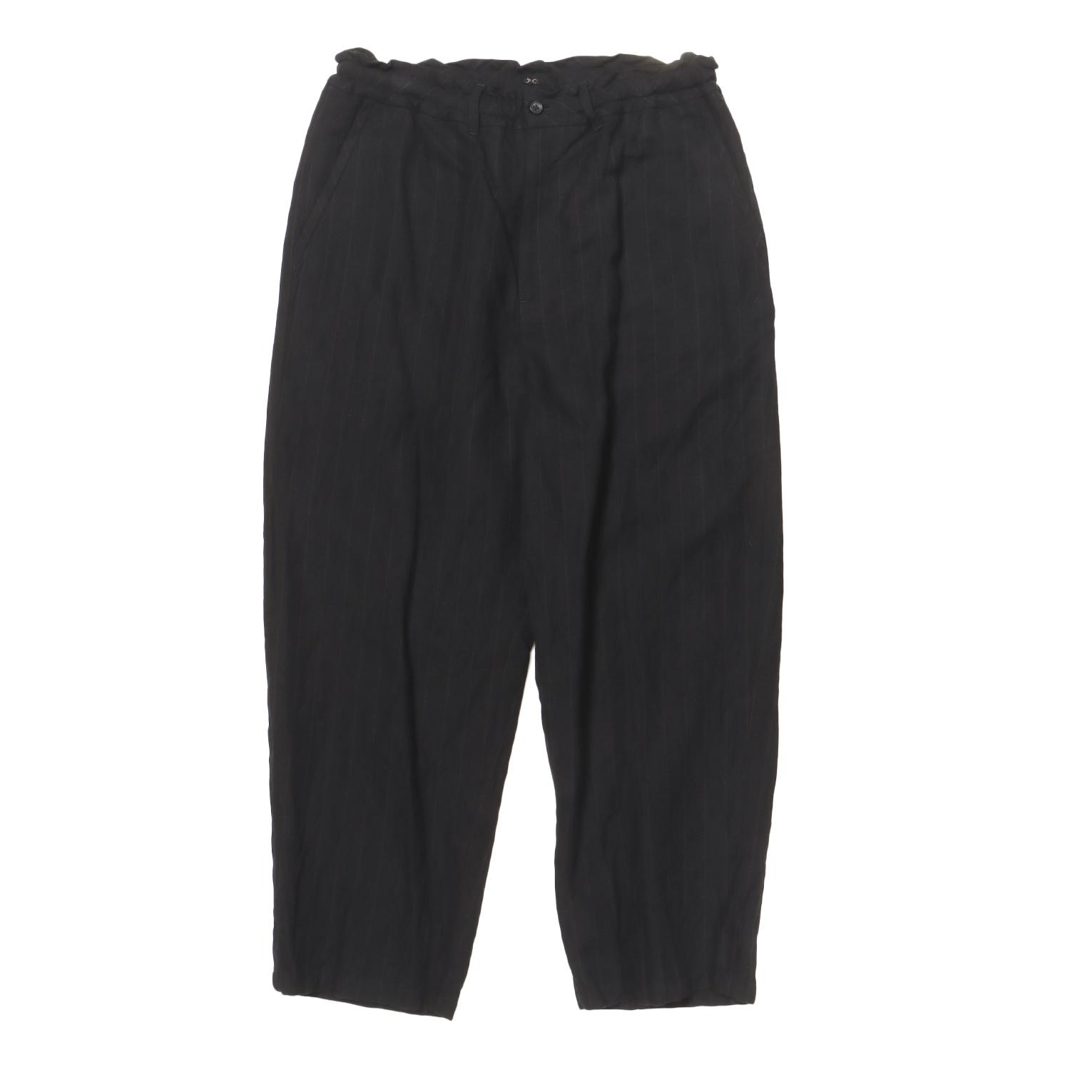  PORTER CLASSIC PIN STRIPE LINEN COTTON CLASSIC PANTS画像1