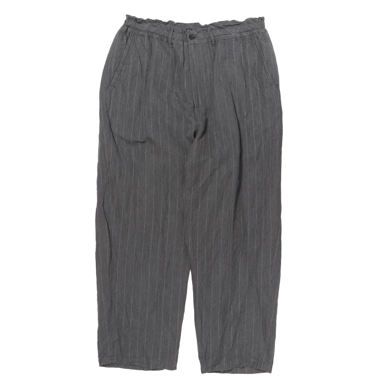  PORTER CLASSIC PIN STRIPE LINEN COTTON CLASSIC PANTS画像1