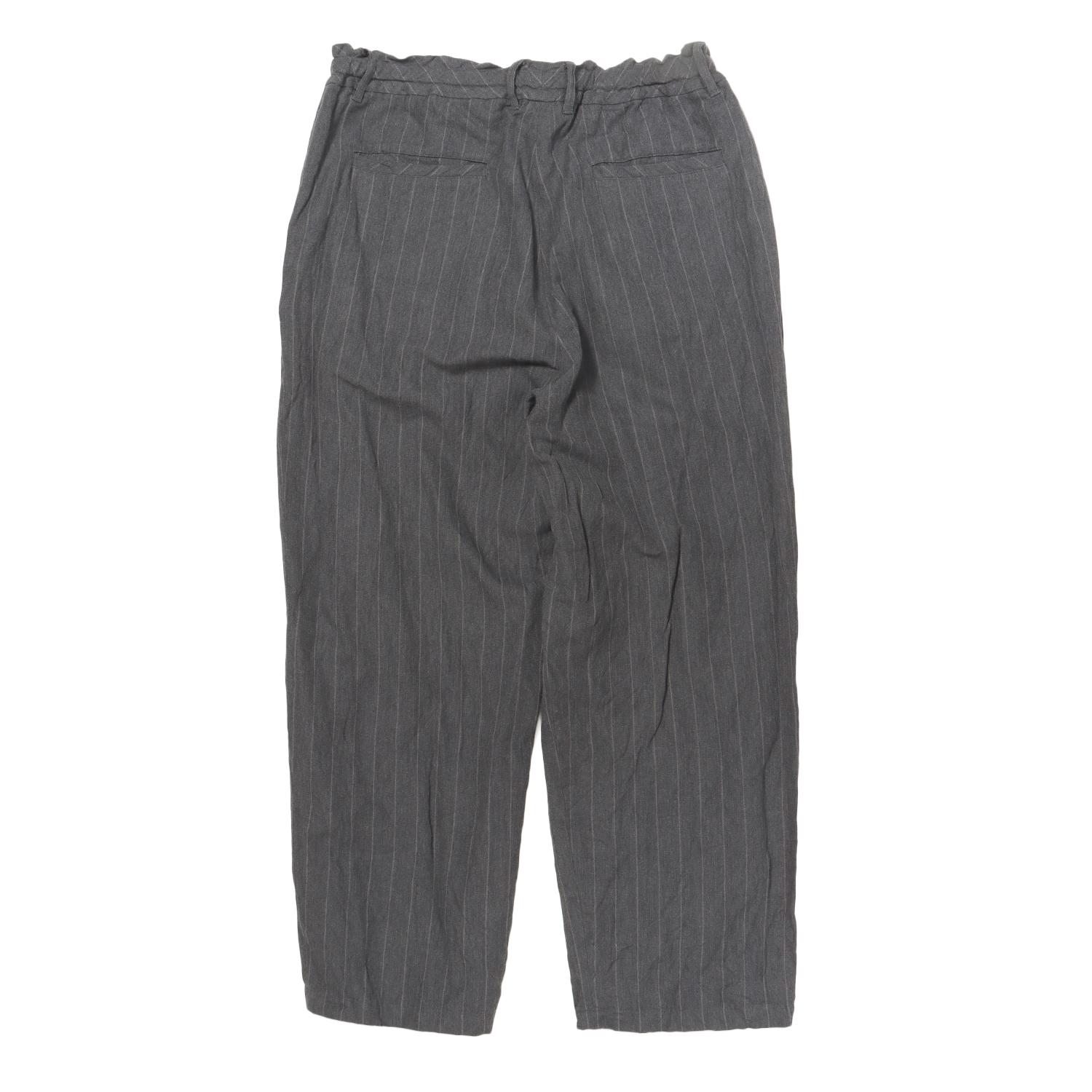  PORTER CLASSIC PIN STRIPE LINEN COTTON CLASSIC PANTS画像3