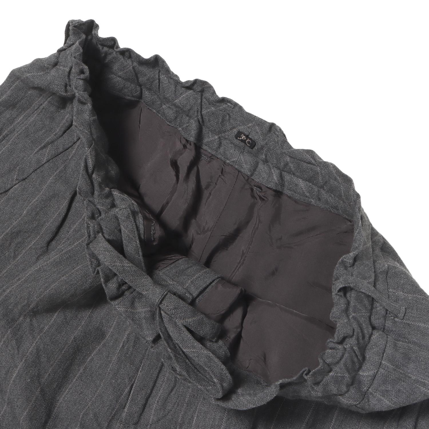  PORTER CLASSIC PIN STRIPE LINEN COTTON CLASSIC PANTS画像2