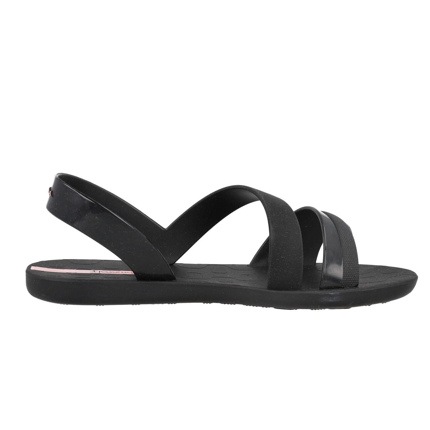 の*り様 ジュリアーブラックサンダル 美品 レディース 【IPANEMA】 イパネマ VIBRANT SANDAL バイブラント