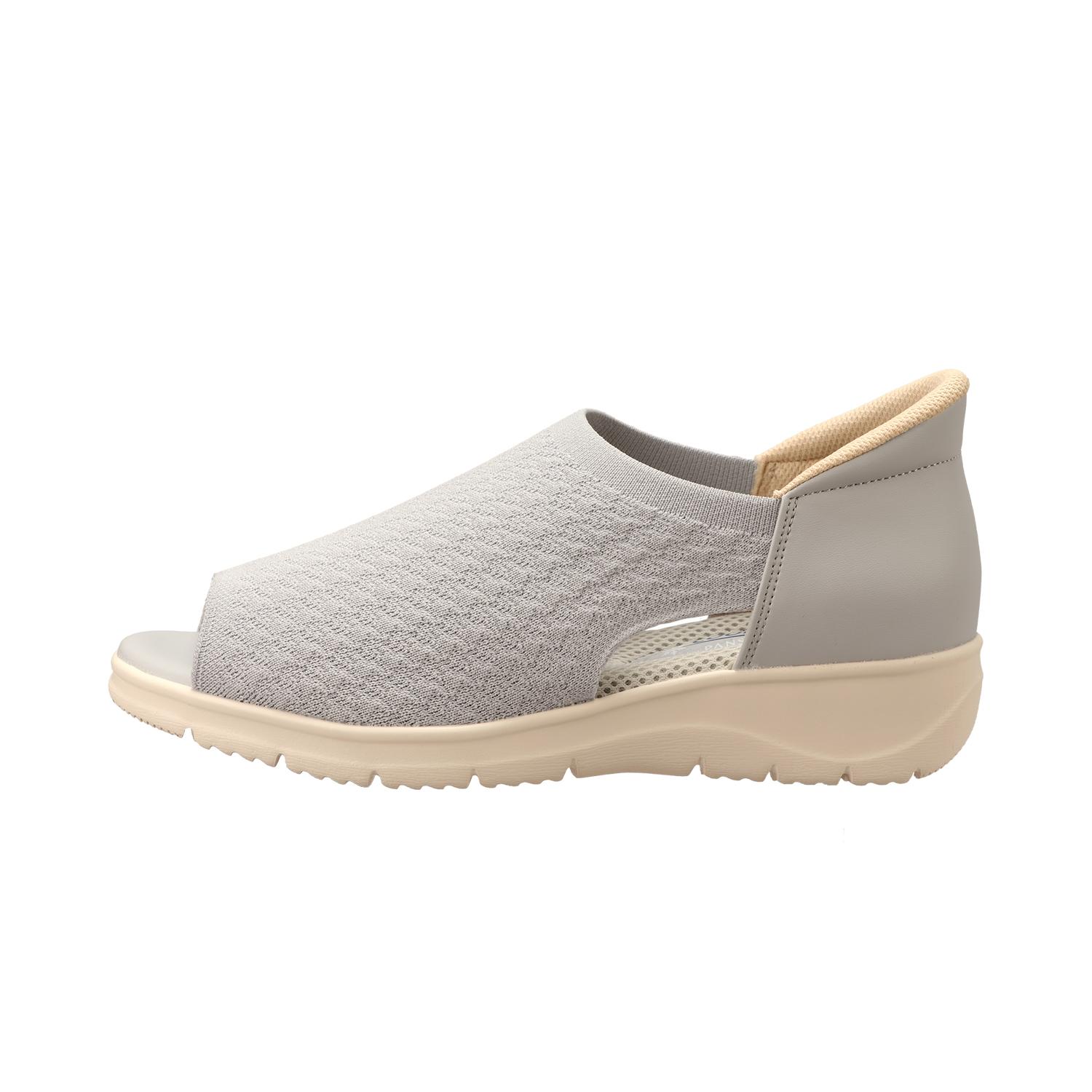 Pansy Handsfree Knit Open Toe Shoes Wedge 4410 Grey — photo 1 of 7