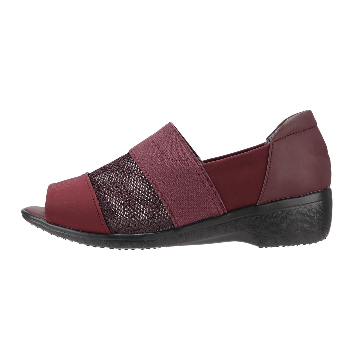 Pansy Mesh Opentoe-Shoes 4482 Wine — photo 1 of 7