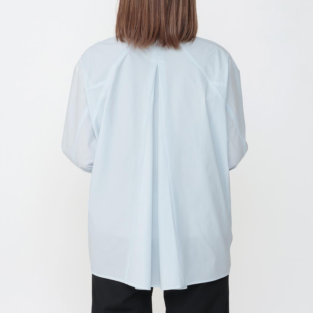 モデル：161㎝ / 着用サイズ：S SALVAGE PUBLIC SALVAGE PUBLIC W's UPF50+ L/S Shirts OSHMAN'S SMU画像3