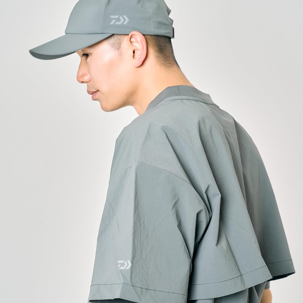 身長：180㎝　着用サイズ：Lサイズ DAIWA ｱﾊﾟﾚﾙ DAIWA Stretch Nylon S/S Crew Tee OSHMAN'S SMU画像8