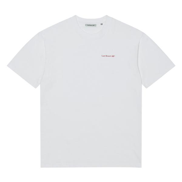 Last Resort AB SS Tシャツ-アトラス モノ ホワイト M