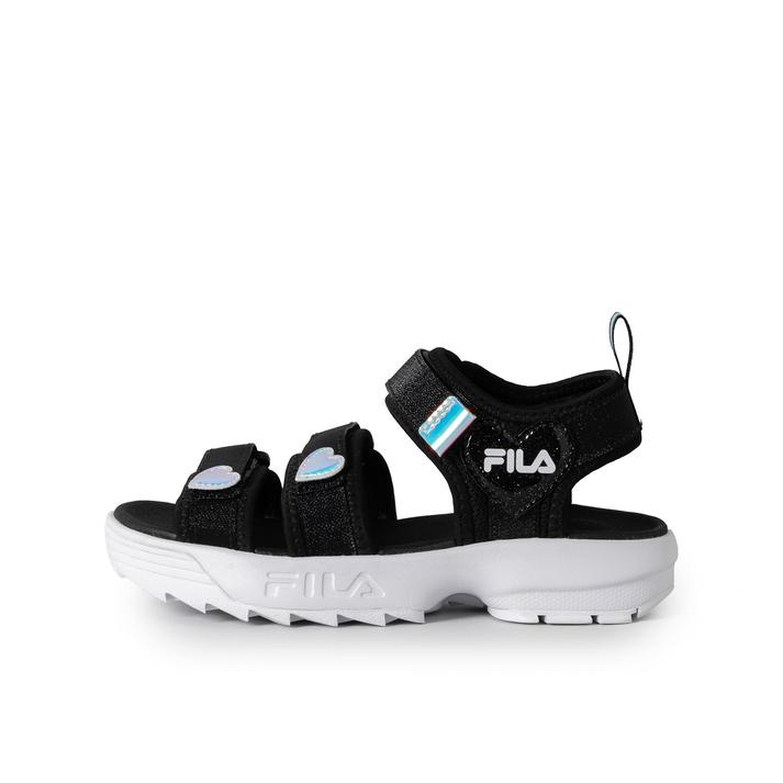 FILA �f�B�X���v�^�[�T���_���n�[�g *Black/White