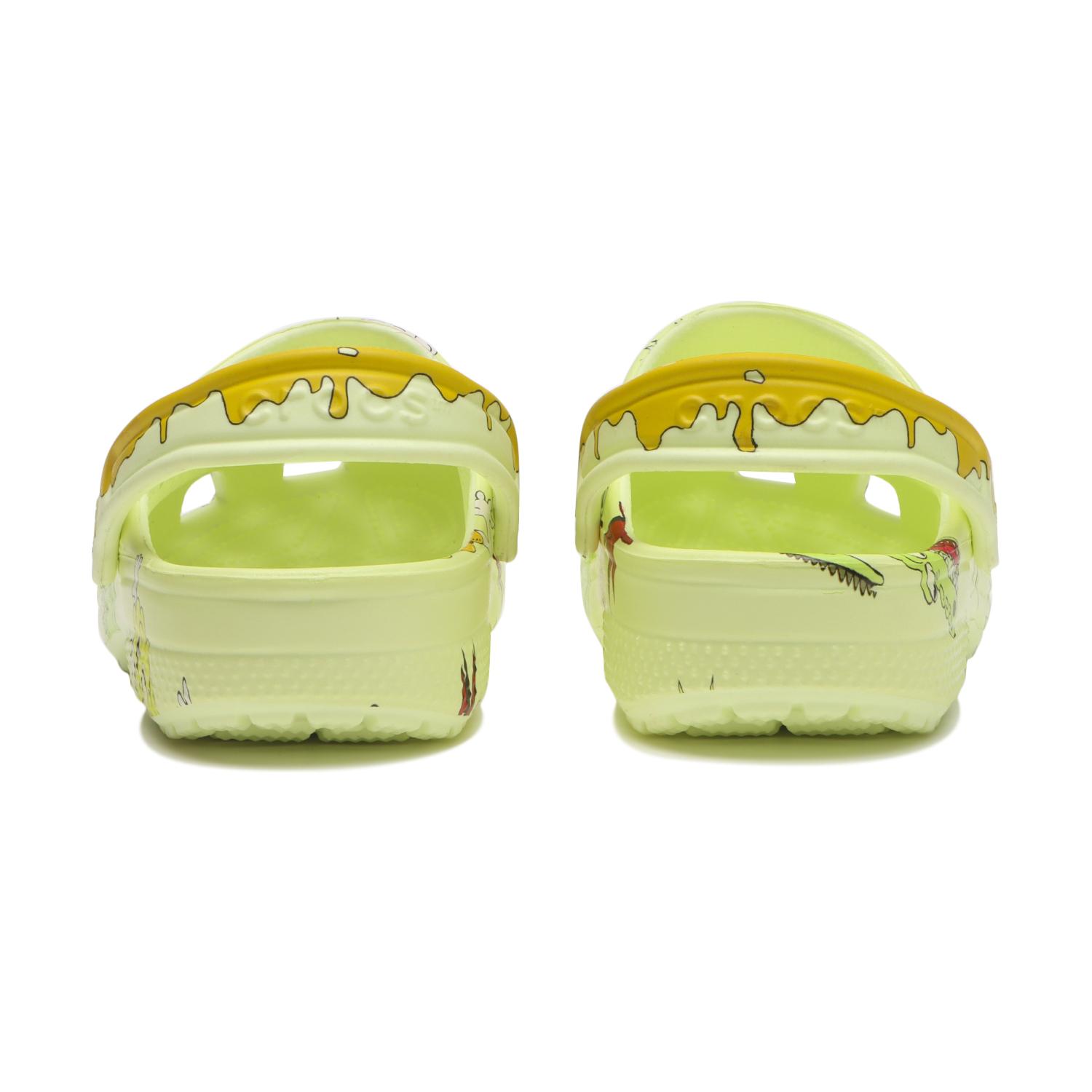 クロックスくん キッズ 【crocs】 クロックス 18-21CLSC GLOWSILLYSLIMECLOG K キッズ