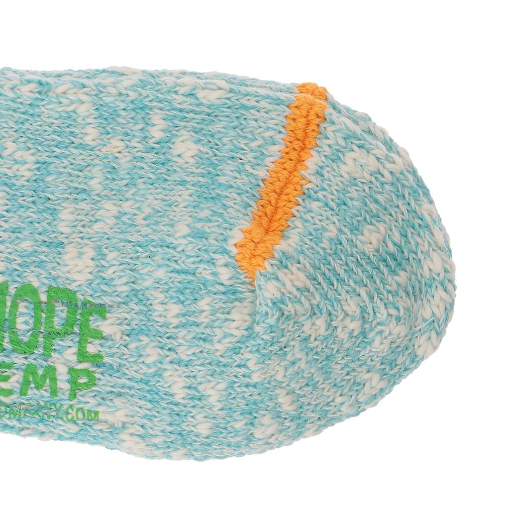  A HOPE HEMP A HOPE HEMP Slubnep Line Crew Socks画像2
