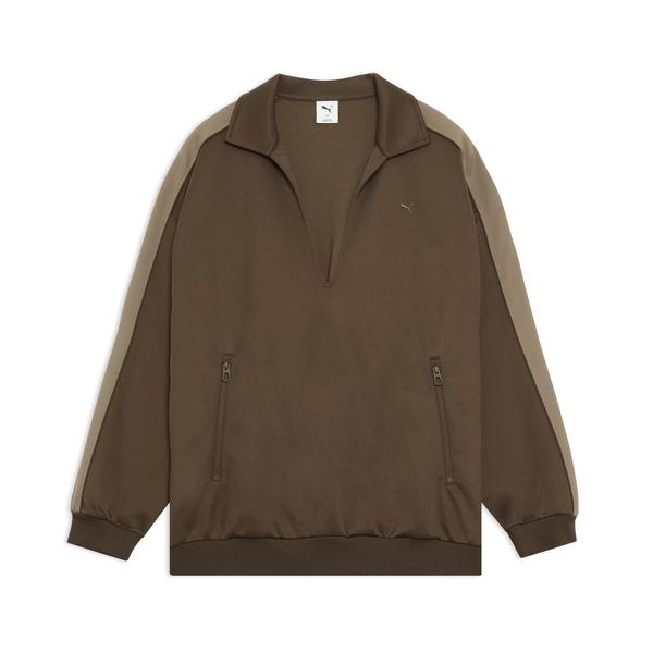 PUMA T7 スキッパージャージ ブラウン M