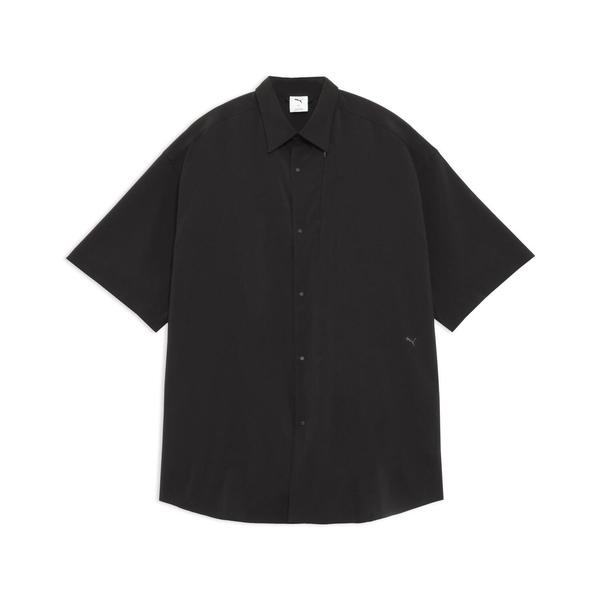 PUMA オーバーサイズド ショートスリーブ シャツ ブラック M