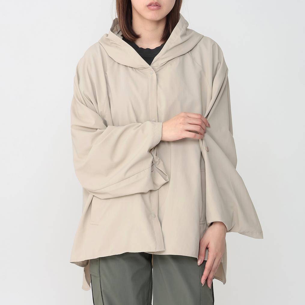 モデル：161㎝ / 着用サイズ：F OSHMAN’S LABEL OSHMAN'S UV Shield Poncho画像1