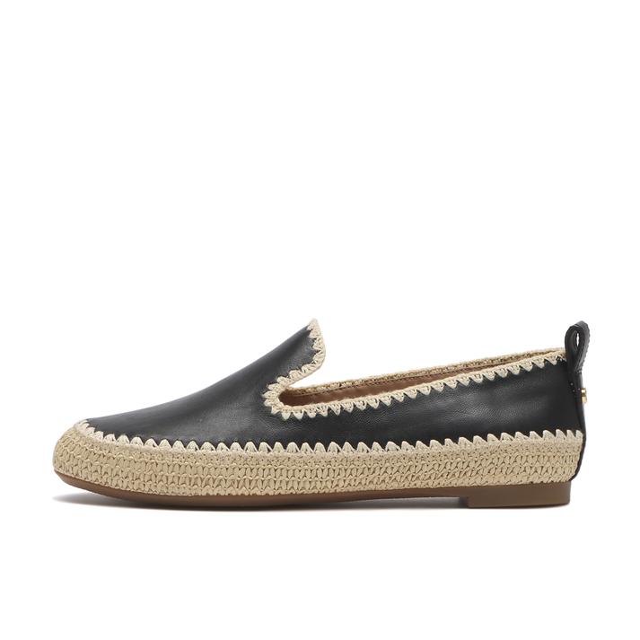 COLE HAAN �N���E�h�t�B�[�� �A�X�u���[ �X���b�|�� ���[�t�@�[ BLACK LTHR