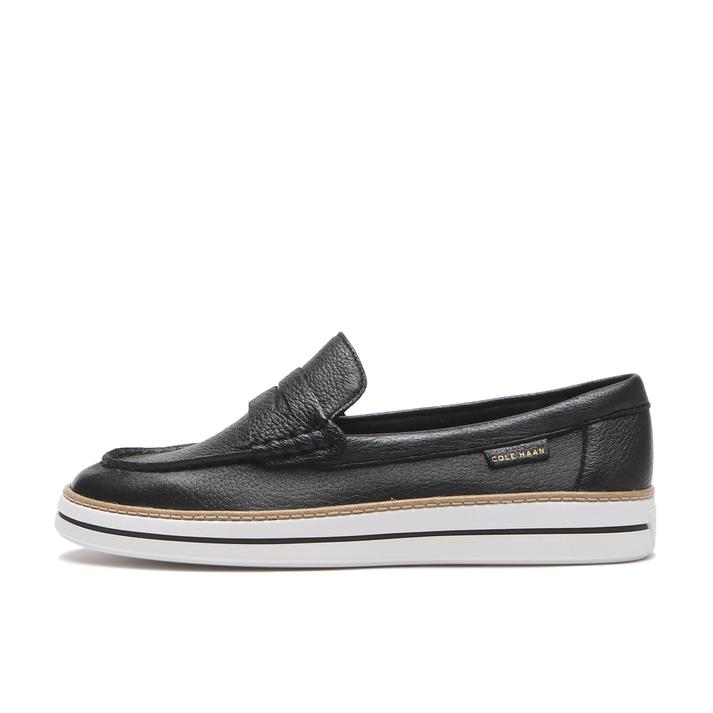 COLE HAAN �s���` �����O�E�B�[�N�G���_�[ �y�j�[���[�t�@�[ BLACK LEATHER