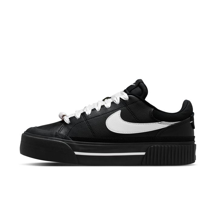NIKE �E�B�����Y �R�[�g ���K�V�[ ���t�g LE 001BLACK/WHITE