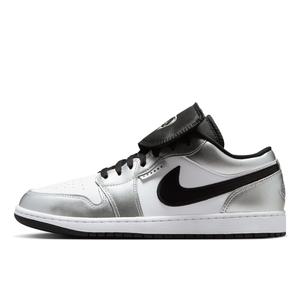 WHITE/BLACK-WHITE-METALLIC SILVER
