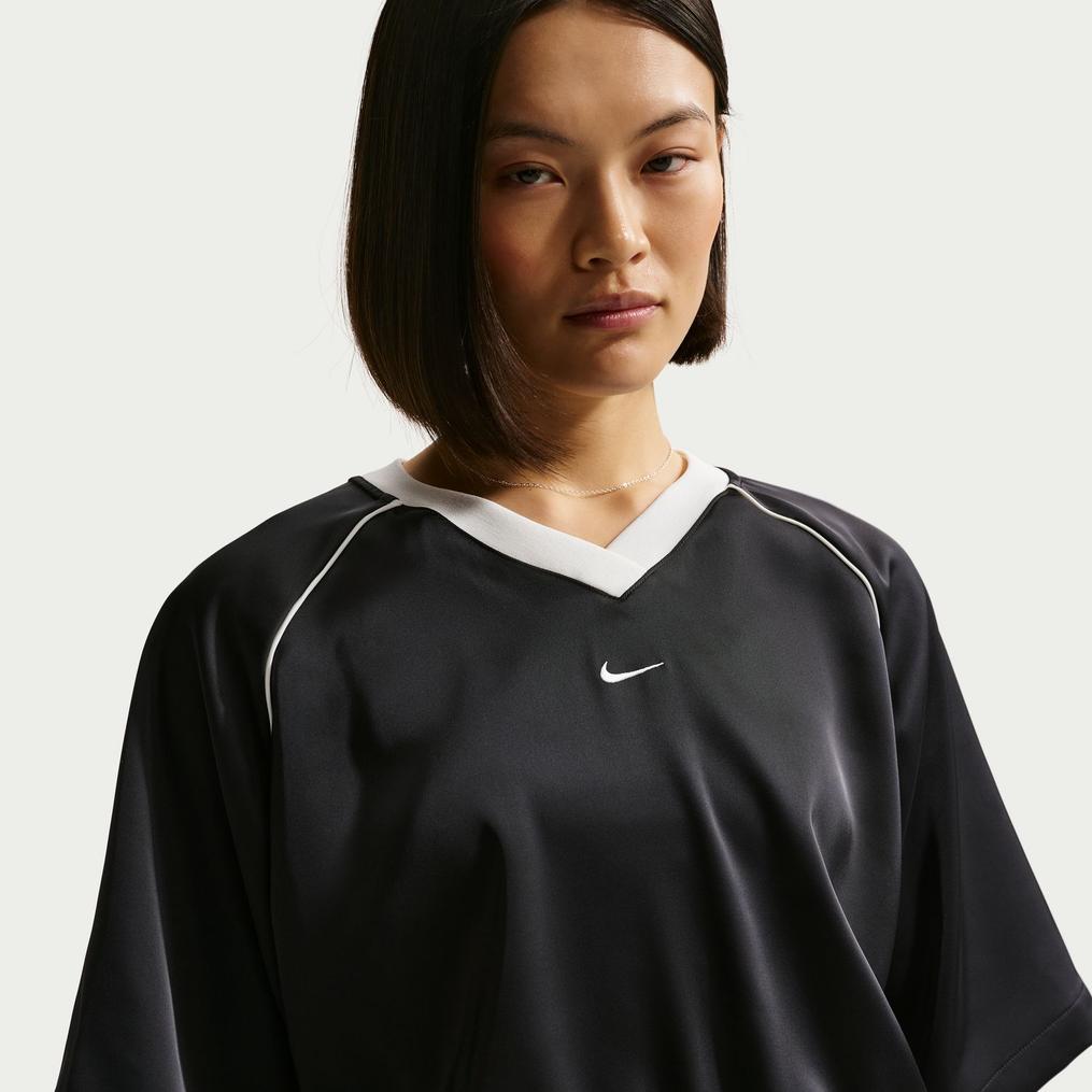  NIKE NIKE Sports Wear Oversized Satin Tops画像1