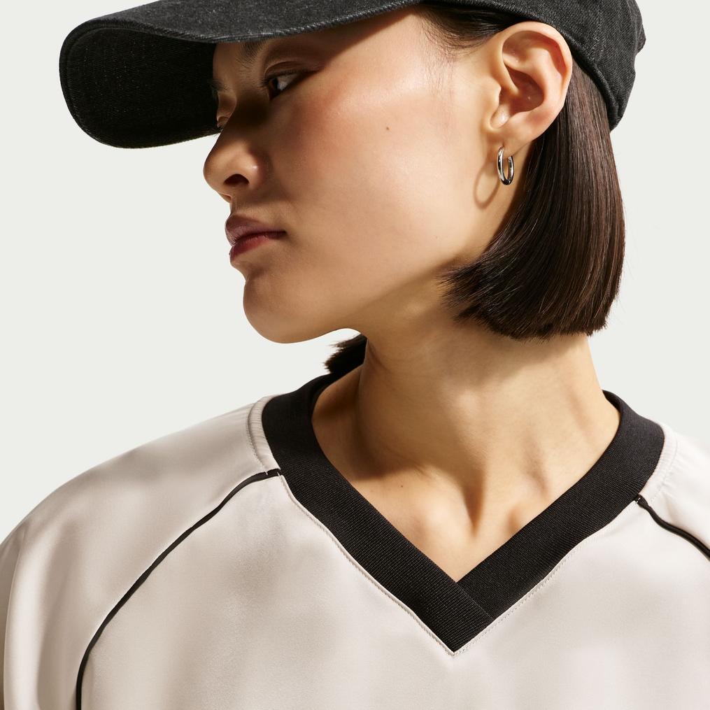  NIKE NIKE Sports Wear Oversized Satin Tops画像6