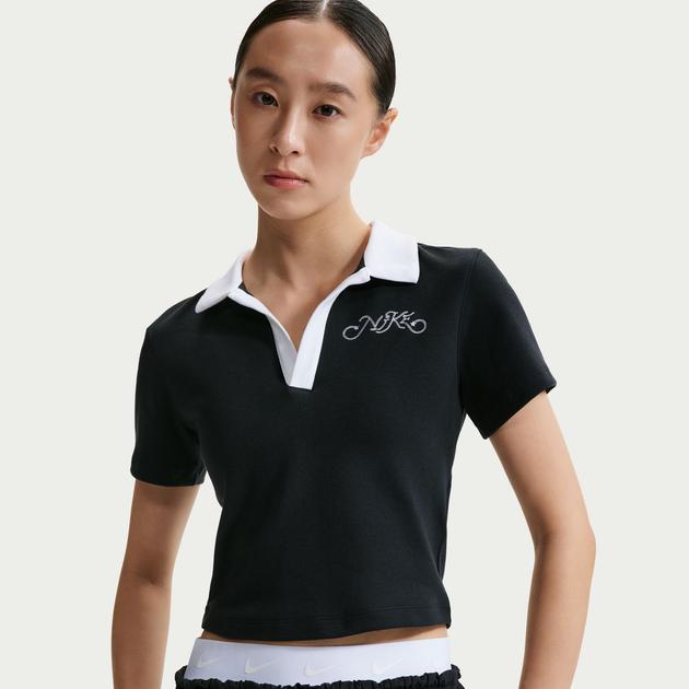 レディース 【NIKE】 ナイキ W SS POLO CRP TOP ショートスリーブ 