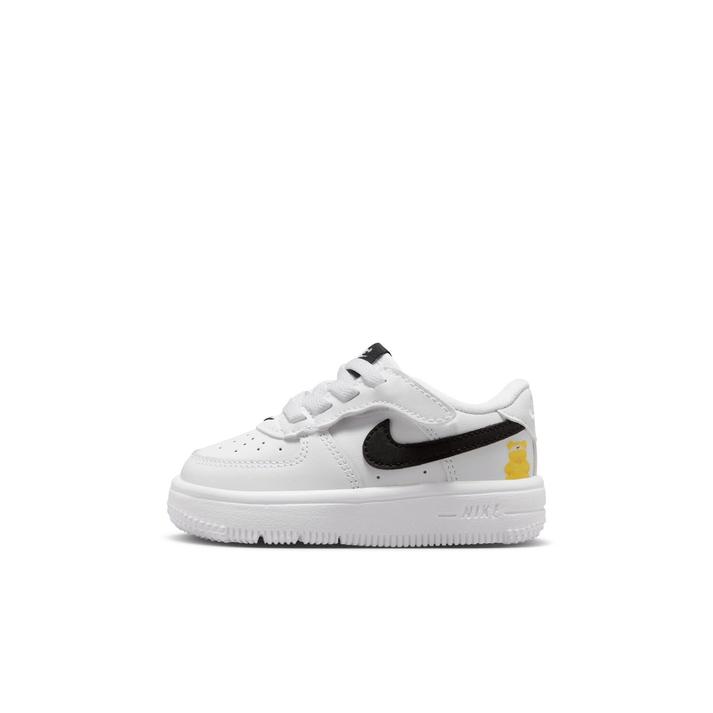 NIKE �t�H�[�X 1 LOW �C�[�W�[�I�� GB TD #121WHITE/BLACK