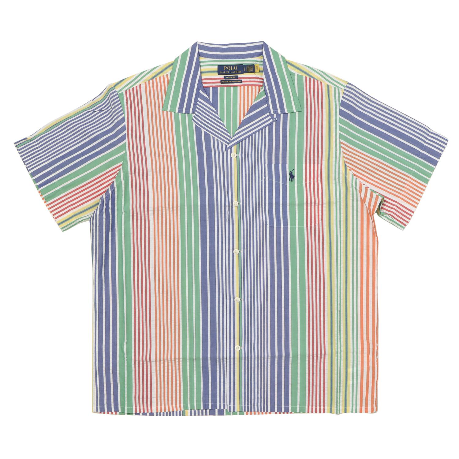  POLO RALPH LAUREN CLASSIC FIT SEERSUCKER CAMP SHIRT画像1
