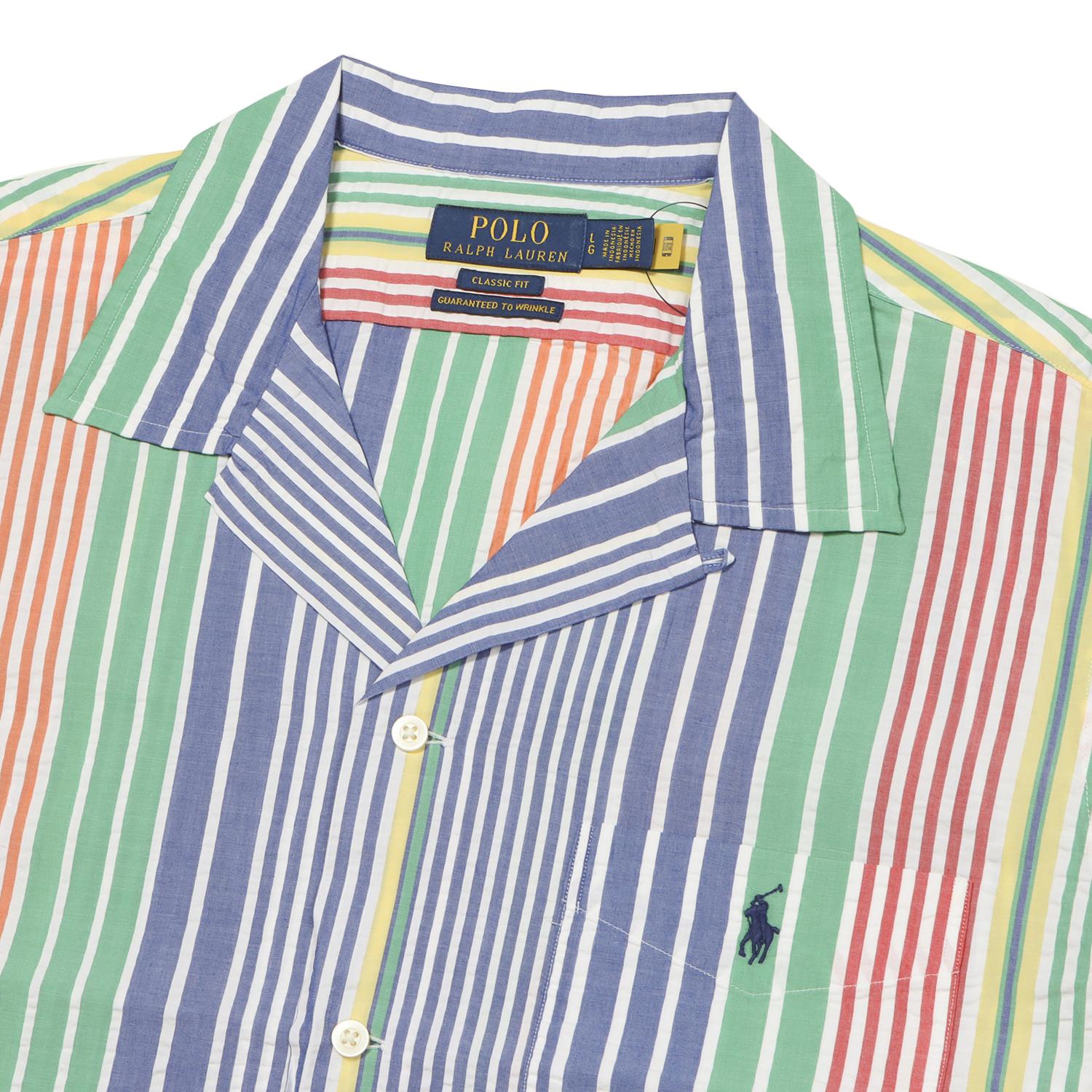  POLO RALPH LAUREN CLASSIC FIT SEERSUCKER CAMP SHIRT画像2