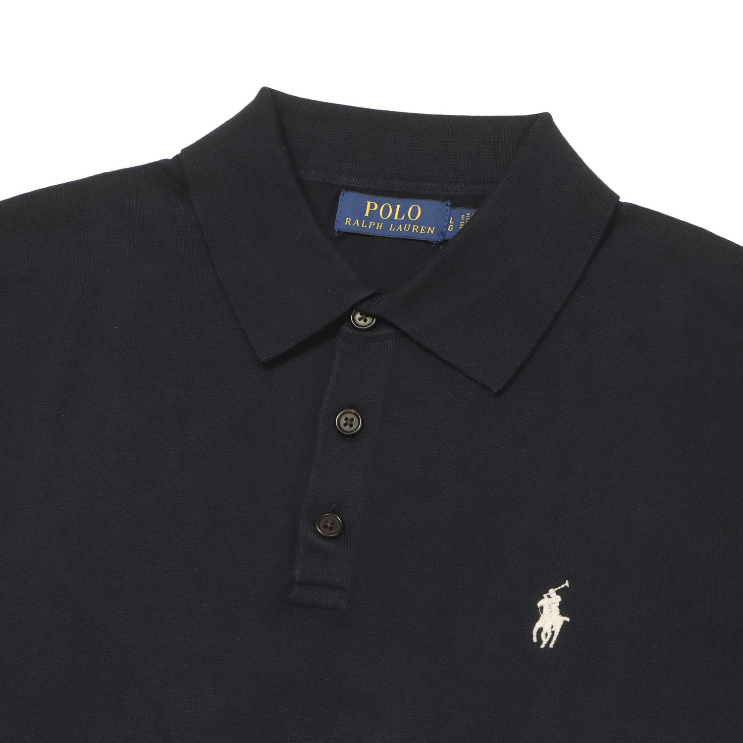  POLO RALPH LAUREN COTTON SWEATER POLO SHIRT画像2