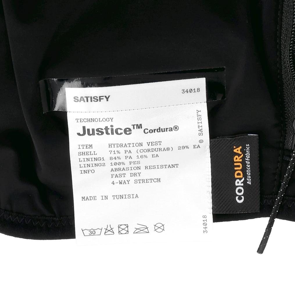  SATISFY SATISFY Justice Cordura Hydration Vest 5L画像2