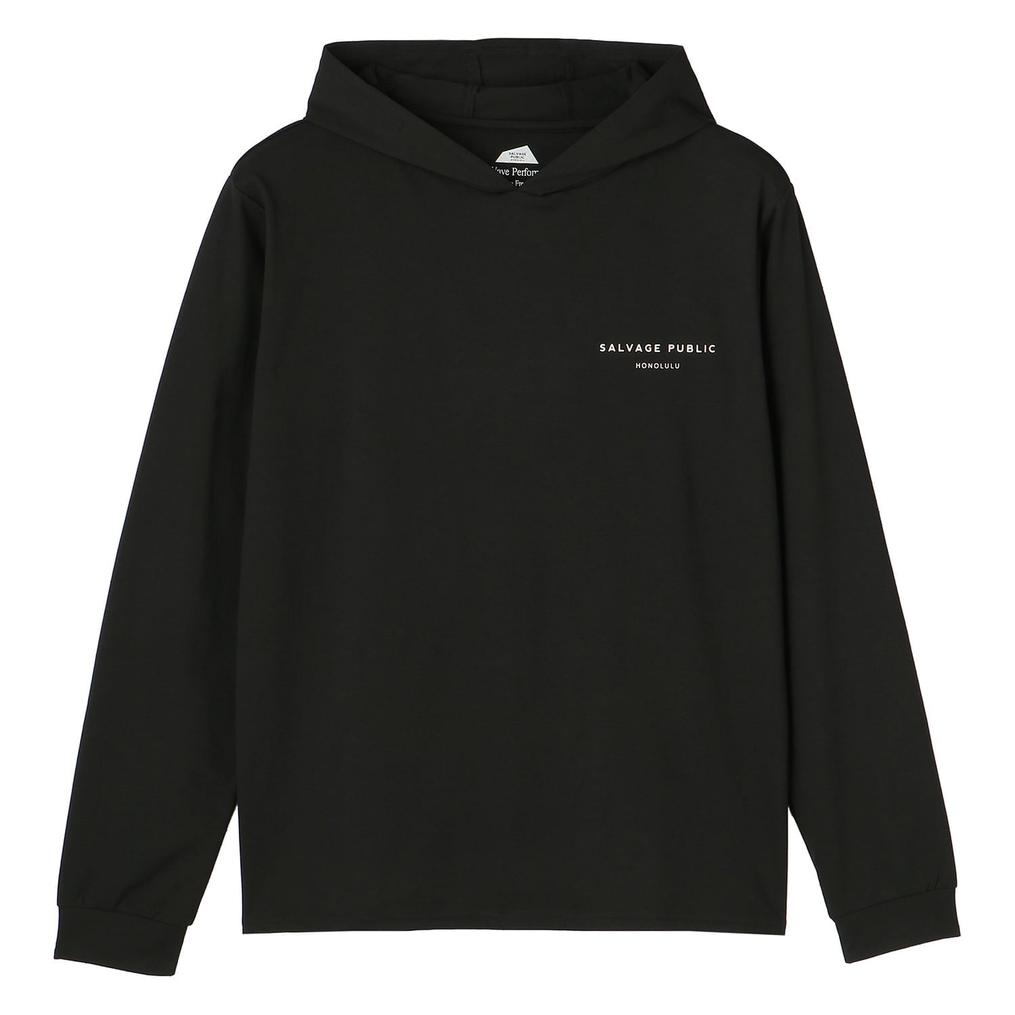 SALVAGE PUBLIC SALVAGE PUBLIC Team Logo Hood L/S Tee OSHMAN'S SMU画像1