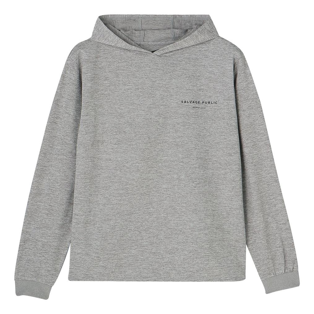  SALVAGE PUBLIC SALVAGE PUBLIC Team Logo Hood L/S Tee OSHMAN'S SMU画像1
