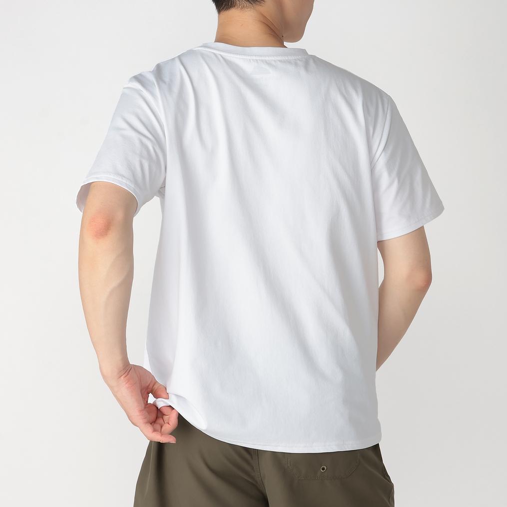 モデル：179㎝ / 着用サイズ：M SALVAGE PUBLIC SALVAGE PUBLIC Hand Drawn Surf Tee OSHMAN'S SMU画像3