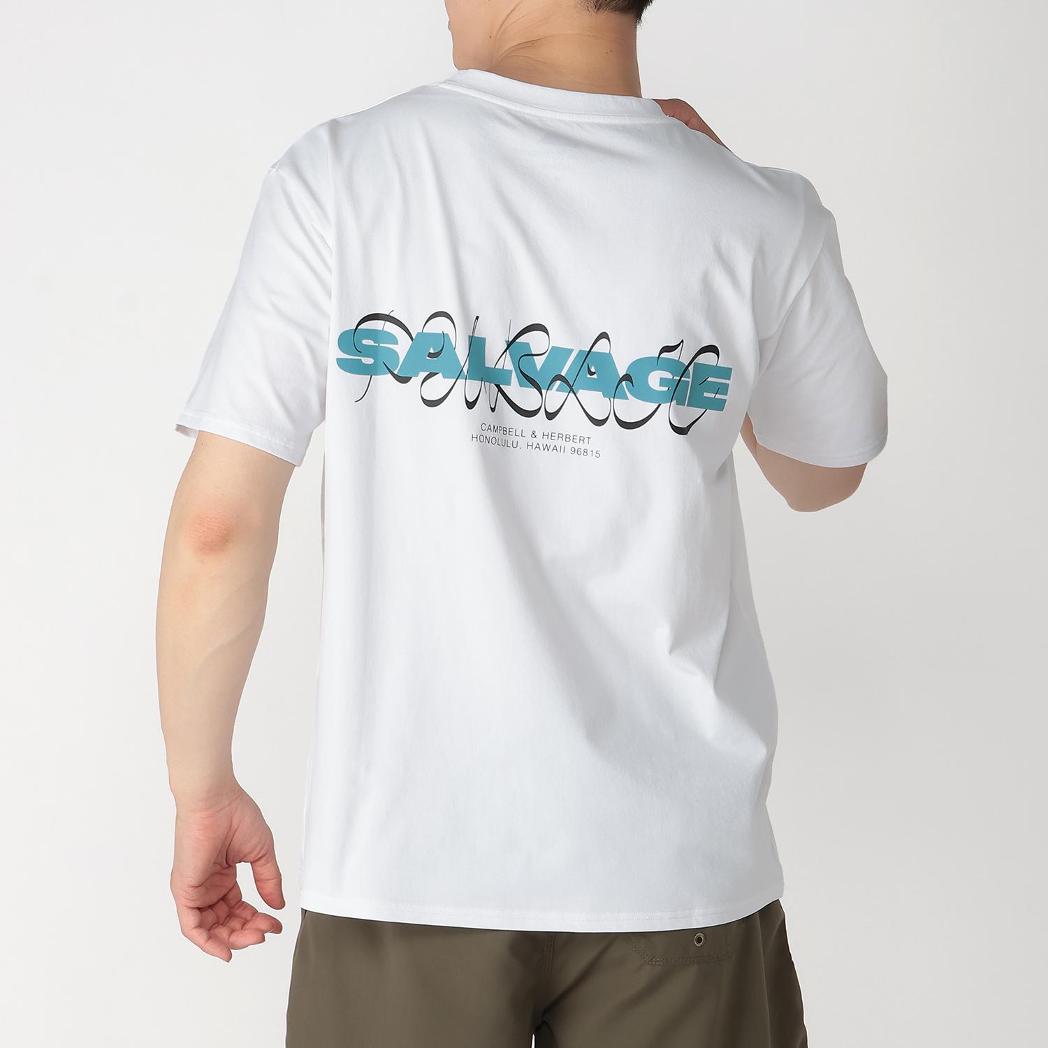 SALVAGE PUBLIC SALVAGE PUBLIC Lei Logo Surf Tee OSHMAN'S SMU
