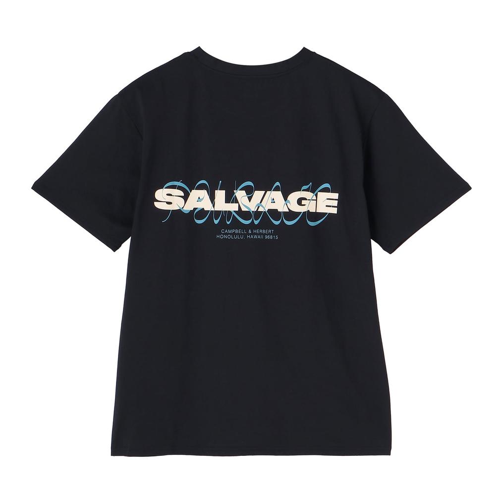  SALVAGE PUBLIC SALVAGE PUBLIC Lei Logo Surf Tee OSHMAN'S SMU画像3