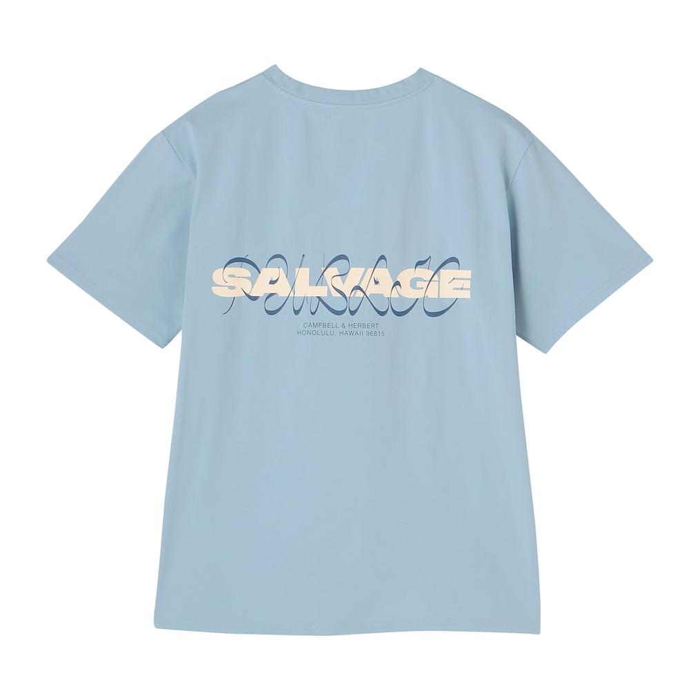  SALVAGE PUBLIC SALVAGE PUBLIC Lei Logo Surf Tee OSHMAN'S SMU画像3