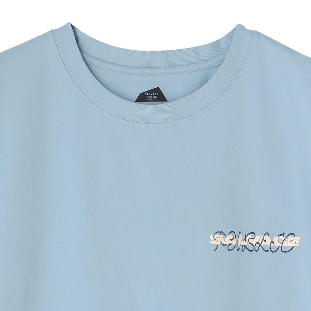  SALVAGE PUBLIC SALVAGE PUBLIC Lei Logo Surf Tee OSHMAN'S SMU画像2