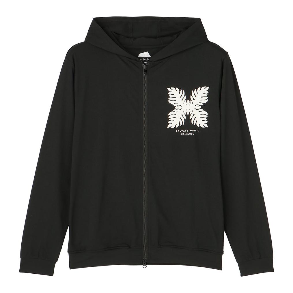  SALVAGE PUBLIC SALVAGE PUBLIC Laua'e Zip Hood L/S Tee OSHMAN'S SMU画像1