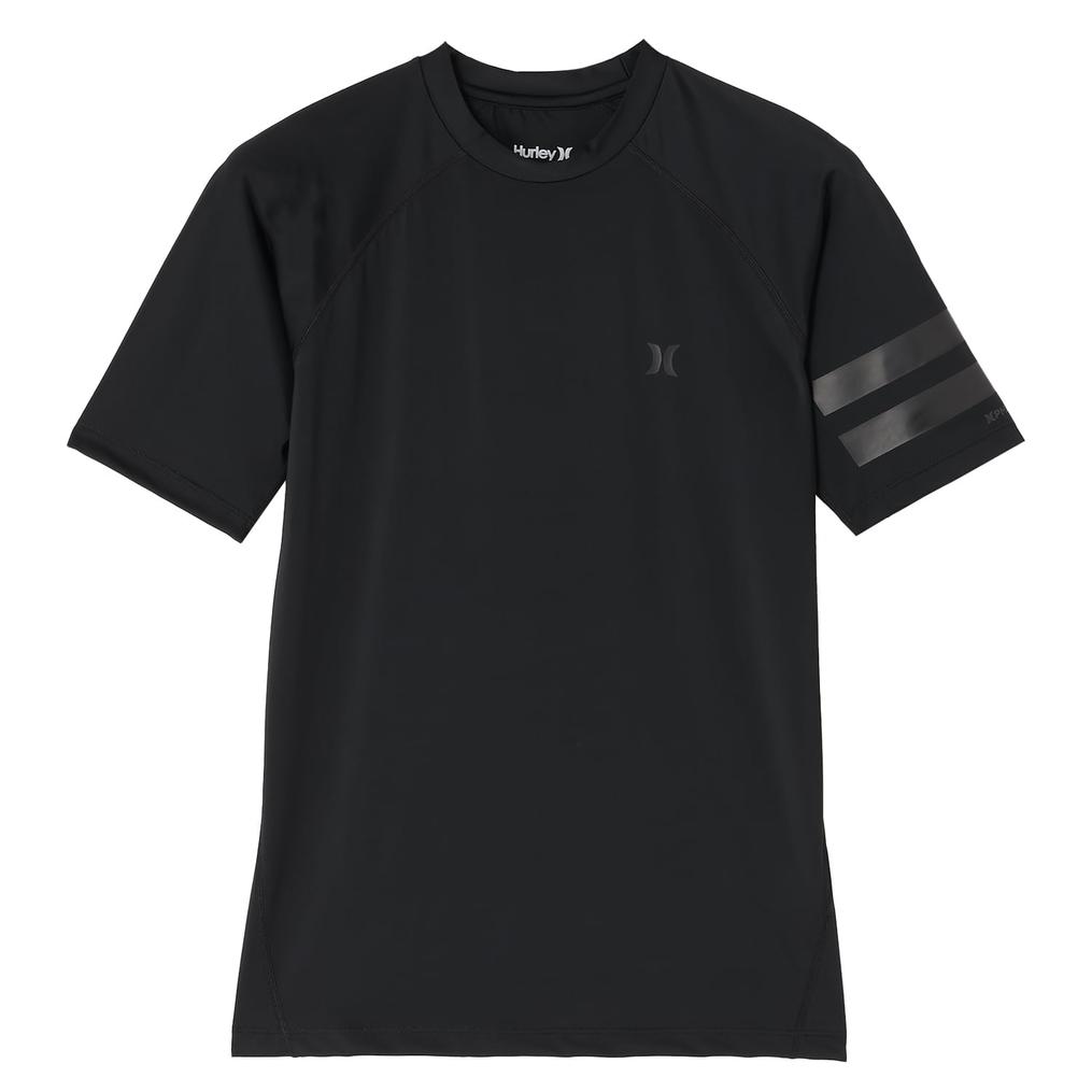  Hurley HURLEY PHANTOM Rash Block Party Compression S/S画像1